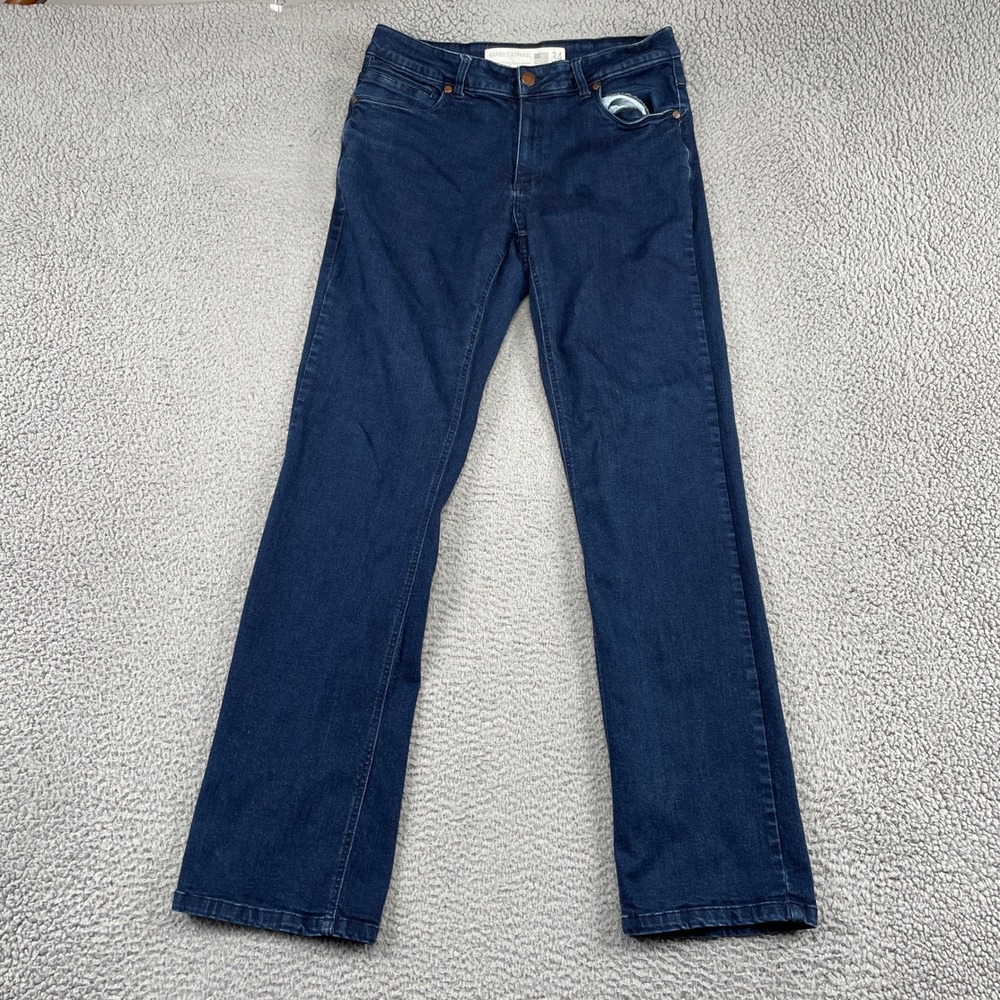 Barbell Apparel Jeans Mens 34 Blue Straight Leg Athletic Fit Stretch Denim